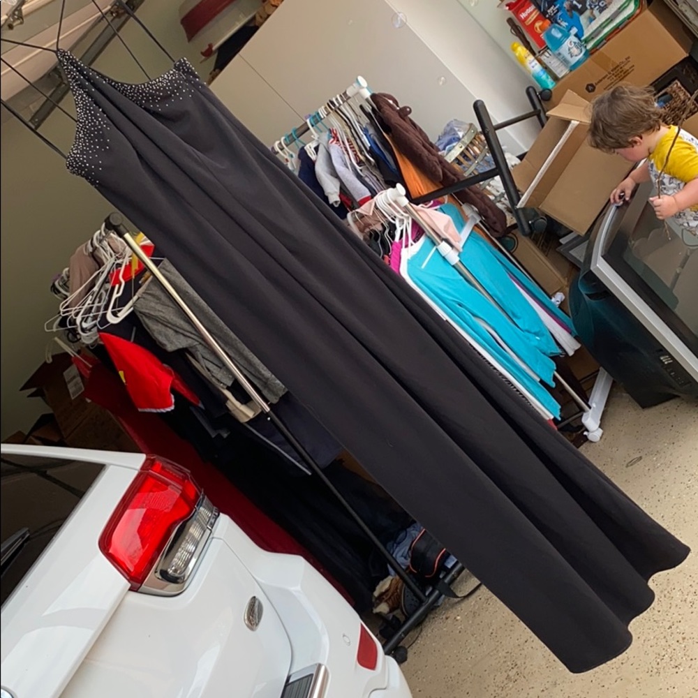 Black Formal halter dress size 5/6
